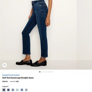 Good American Indigo Straight Leg Jeans
